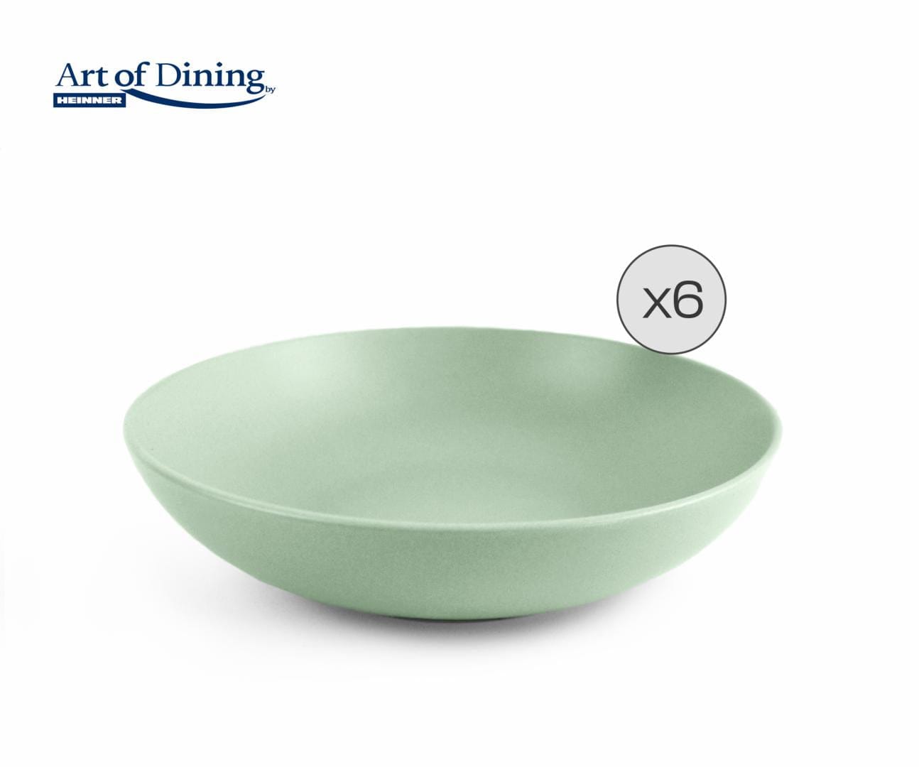 Heinner Set oale Set Farfurii Adanci Heinner HR-WDF-Y20A6 | 6 bucati, Ceramica, 20cm, Yvonne