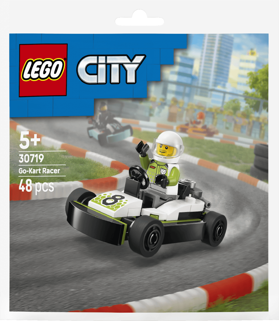 Lego Jucării Set Constructie LEGO 30719 | Cart si Pilot, Polybag, Cadou