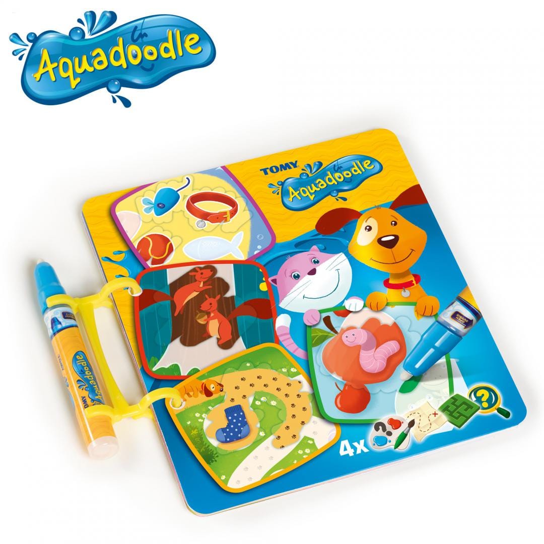 Tomy Jucării Carte de Activitati cu Stilou TOMY T73266 | Aquadoodle, Desen cu Apa, Reutilizabila