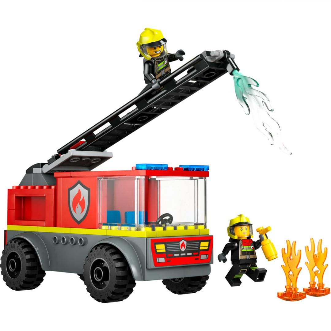 Lego Jucării Set Constructie LEGO 60463 | Camion Pompieri cu Scara, Vehicul, Cadou