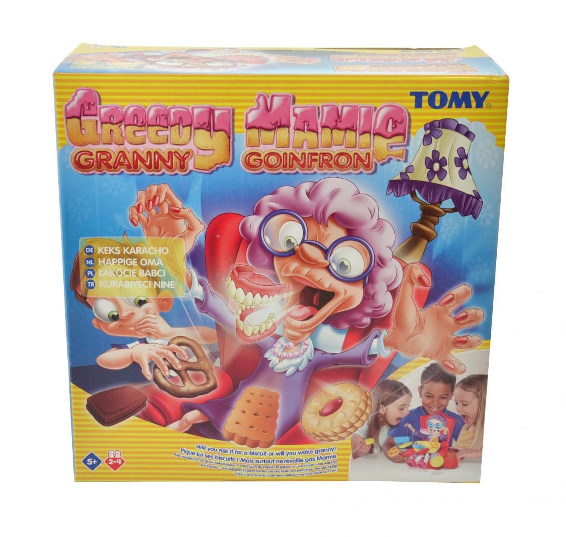 Tomy Jucării Joc Bunicuta Pofticioasa Tomy T72465 | Interactiv, Familie, 2-4 Jucatori