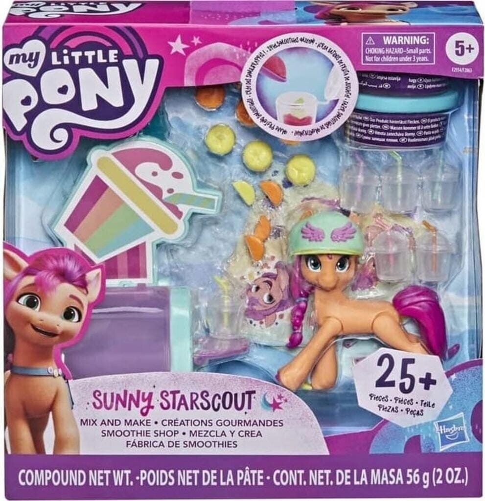 Hasbro Jucării Set Jucarii Hasbro My Little Pony HLF2934 | Sunny Starscout, Smoothie Bar, Interactiv