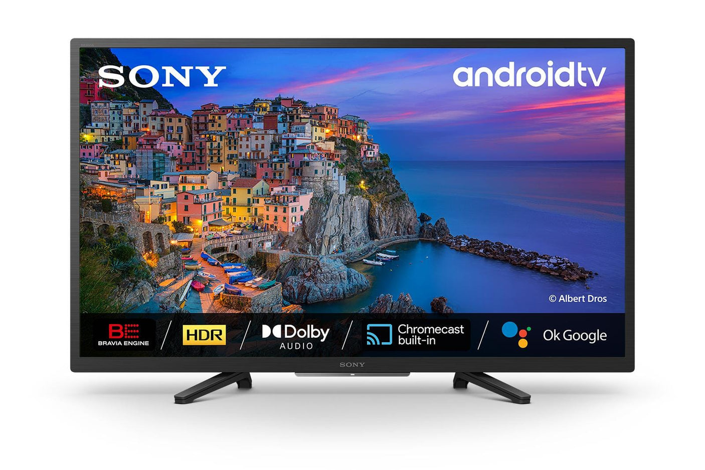 Sony Televizoare Televizor Sony LED KD32W800P1AEP | 80cm (32 inch), HD, Smart Google TV