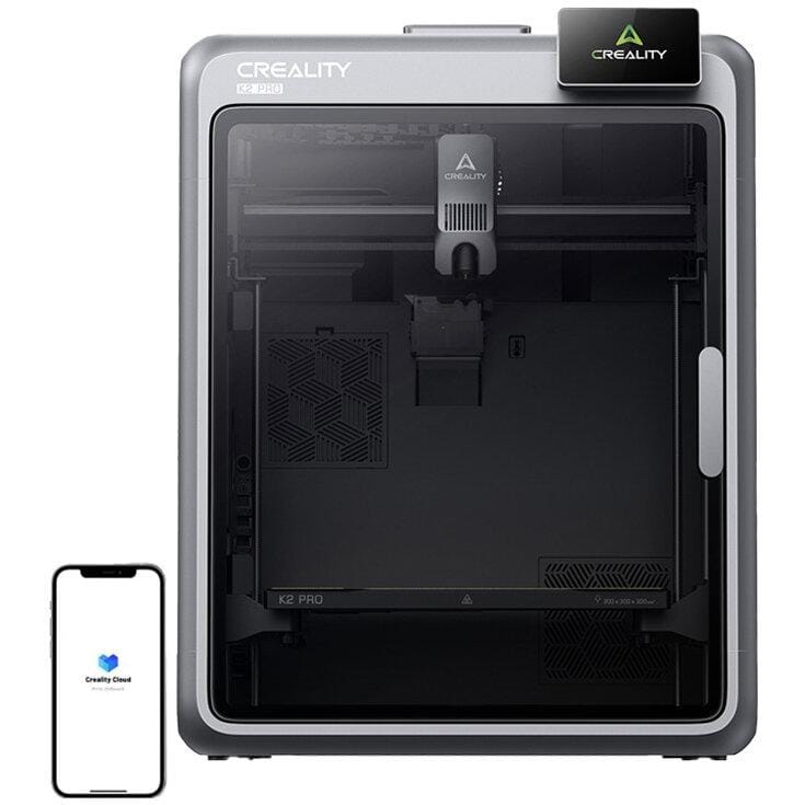 CREALITY CREALITY K2 PRO FDM 3D PRINTER, Tehnologie: FDM, volum printare: 300 x 300 x 300mm, Dimensiuni produs: 445 × 477 × 573 mm, 23.7kg, Viteza printare: 600 mm/s, Accelerare: 20.000 mm/s, Temperatura duza