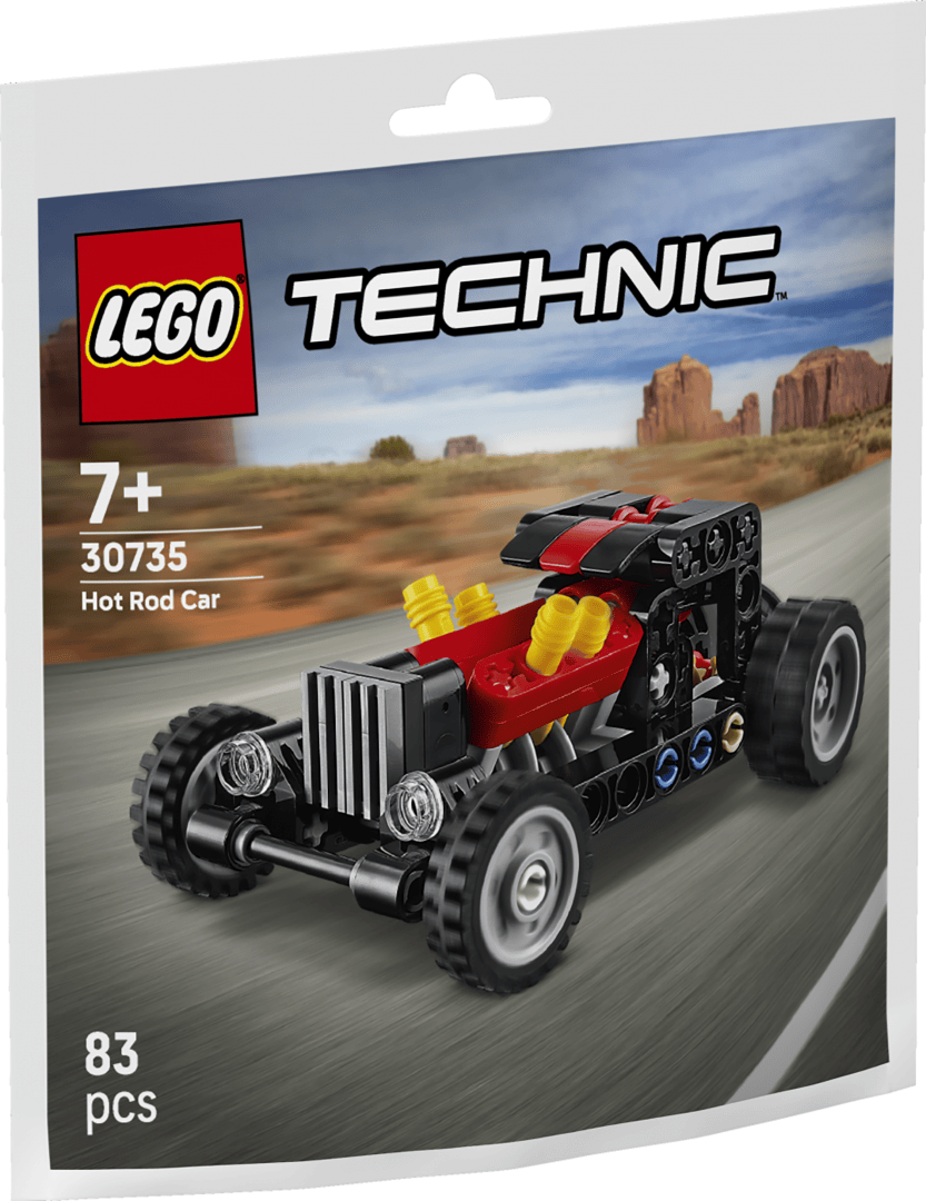 Lego Jucării Set Constructie LEGO 30735 | Hot Rod, Polybag, Cadou