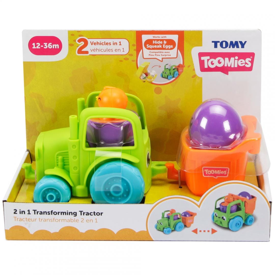 Tomy Jucării Jucarie Tomy T73219 | Tractoras 2IN1, Interactiv, Cadou Copii