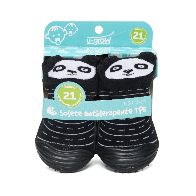 U-Grow Îngrijire bebe Sosete Antider U-Grow USK-3-21 | TPR, 21cm, 12.6cm