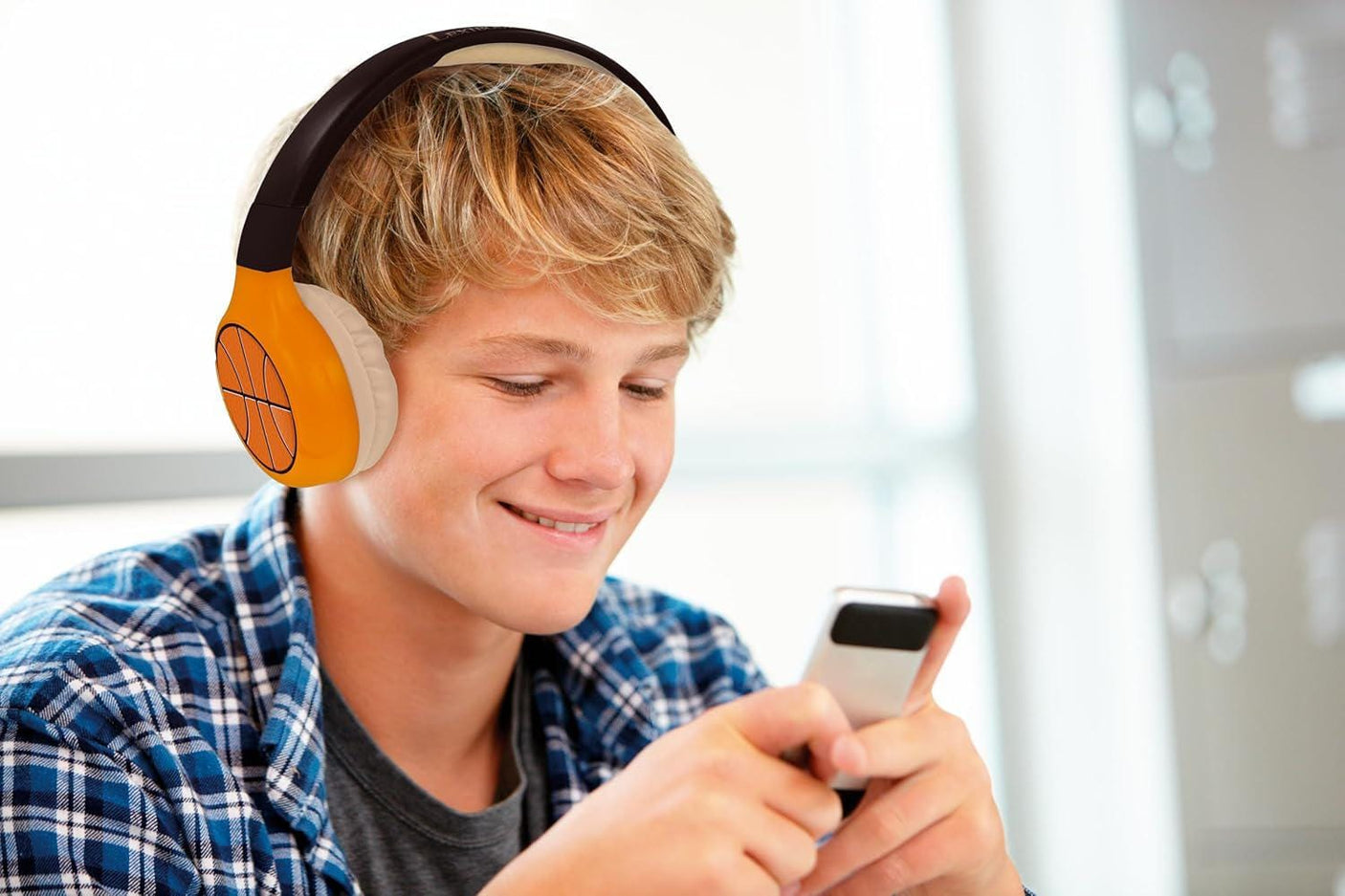 Lexibook Jucării Casti Wireless Lexibook HPBT010BA | Pliabile, Bluetooth, Tema Baschet