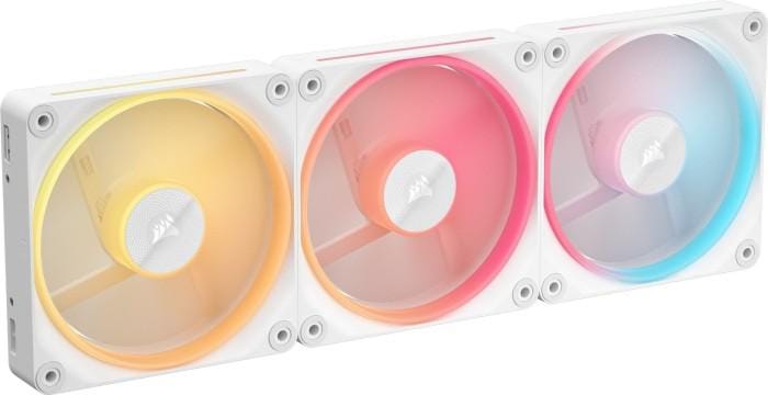 Corsair Ventilatoare PC Ventilatoare Carcasa CORSAIR iCUE LINK LX120 REVERSE CO-9051054-WW | 3x120mm, RGB, ALB