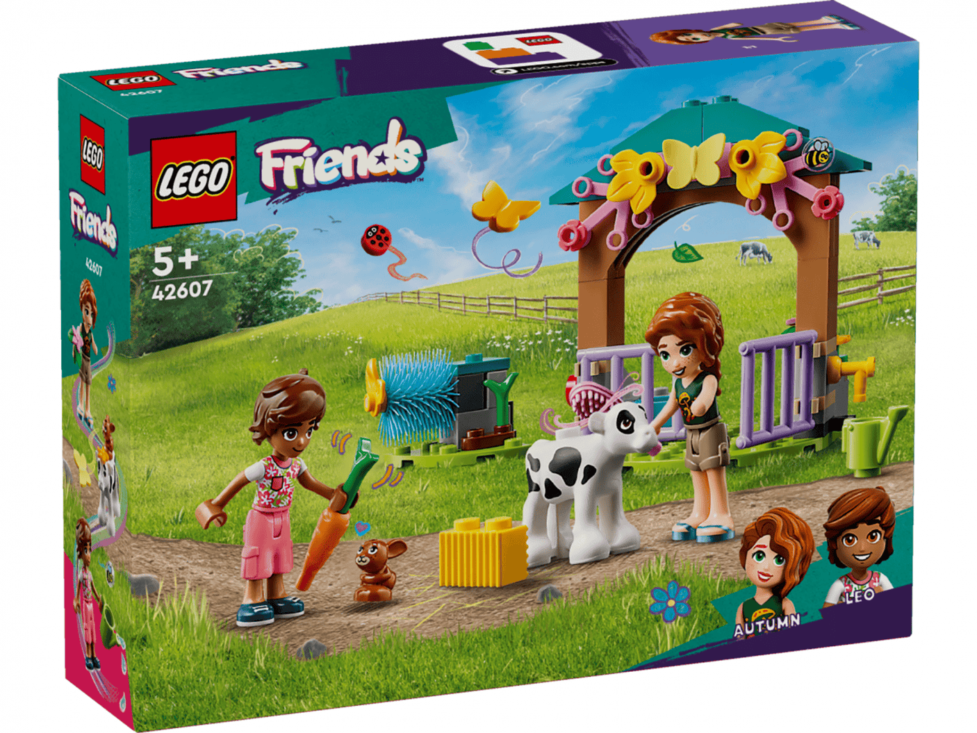 Lego Jucării Set Constructie LEGO 42607 | Staul Pt. Vitelul Lui Autumn, Cadou