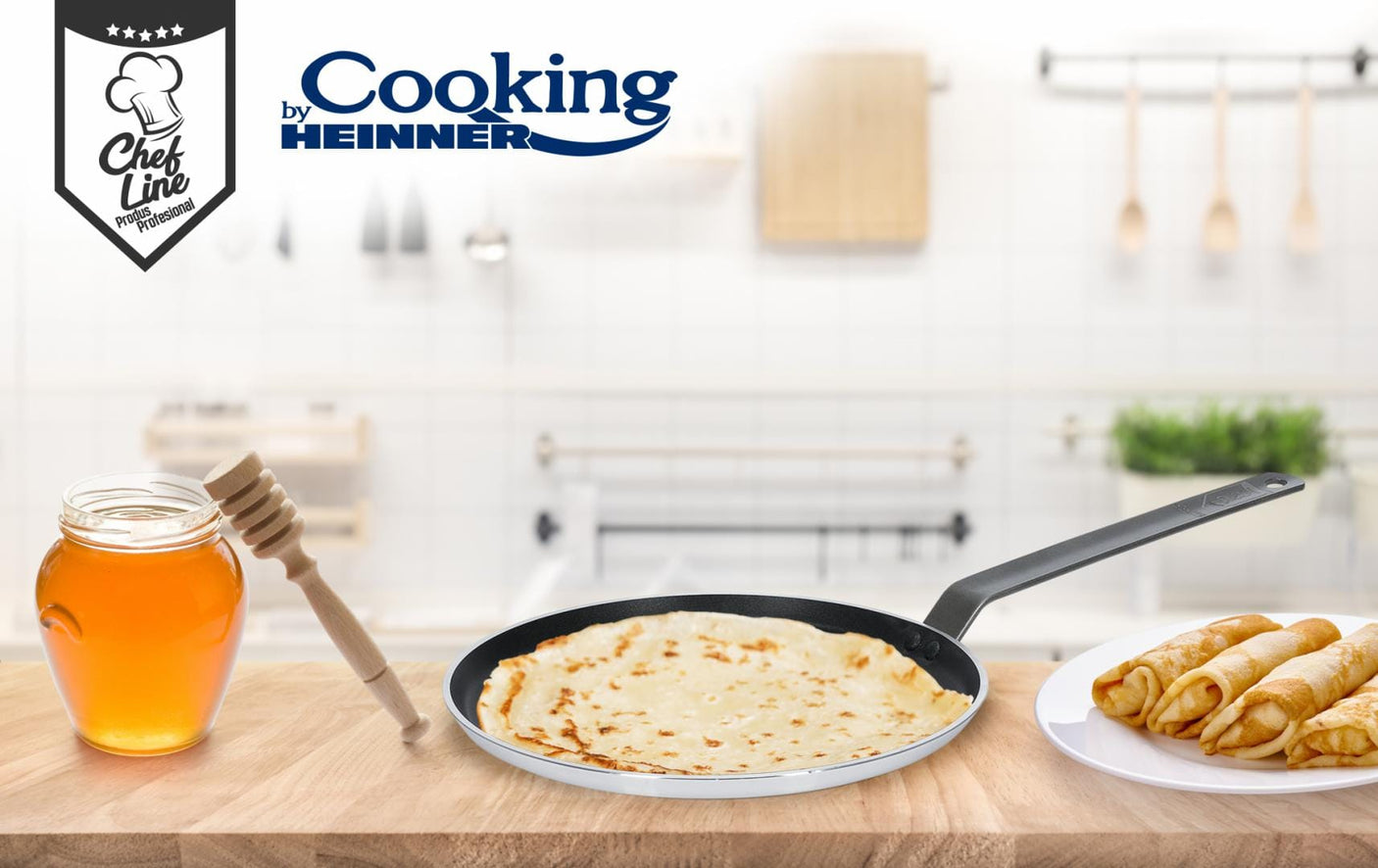 Heinner Tigaie Tigaie Heinner HR-JH-C26 | Clatite, 26cm, 2cm Inaltime, Chef Line
