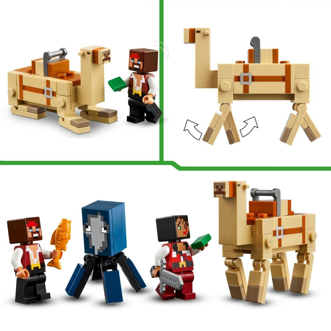 Lego Jucării Set Constructie LEGO Minecraft 21259 | Corabia de Pirati, Aventura, Cadou