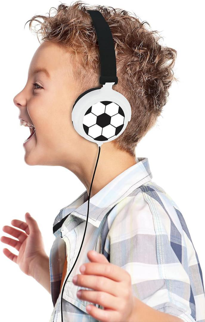 Casti Pliabile cu Design de Fotbal — Lexibook