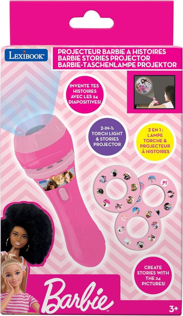 Lexibook Jucării Lanterna cu Proiector Lexibook LTC050BB | Barbie, LED, Jucarie Copii
