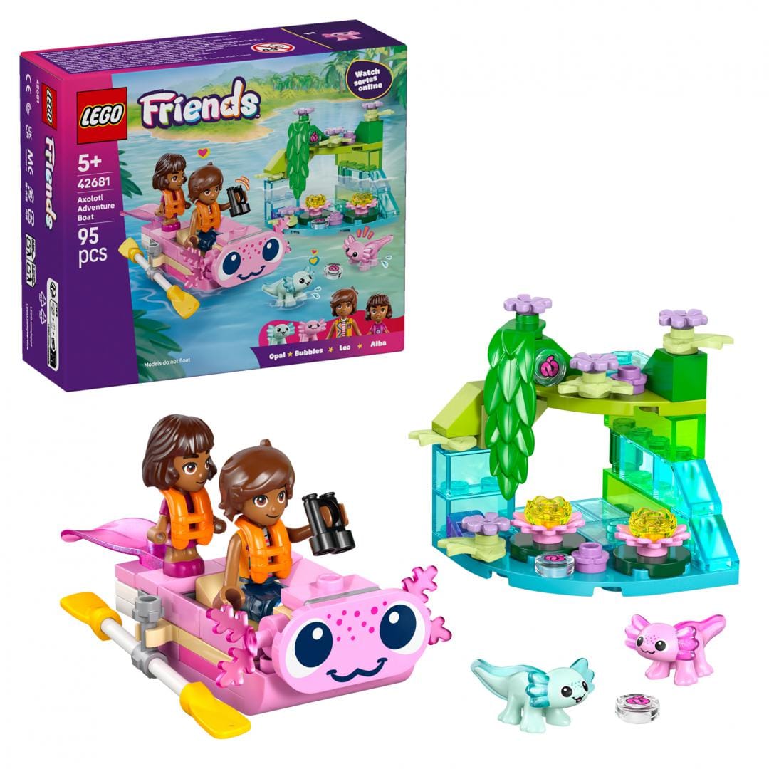 Lego Jucării Set Constructie LEGO 42681 | Barca-axolotl, Aventuri, Cadou