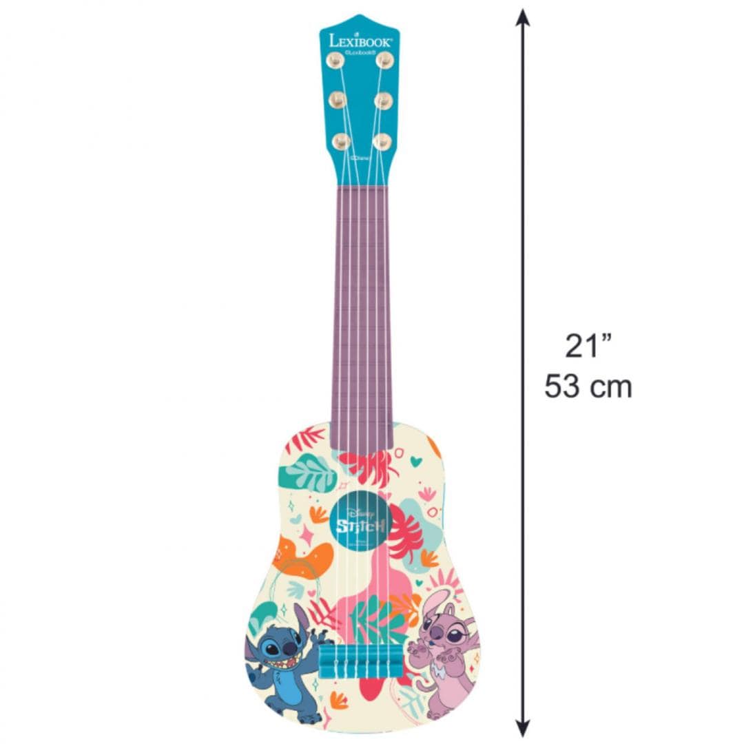 Lexibook Jucării Jucarie Lexibook K200D | Chitara Disney Stitch, 53cm, Prima Mea Chitara