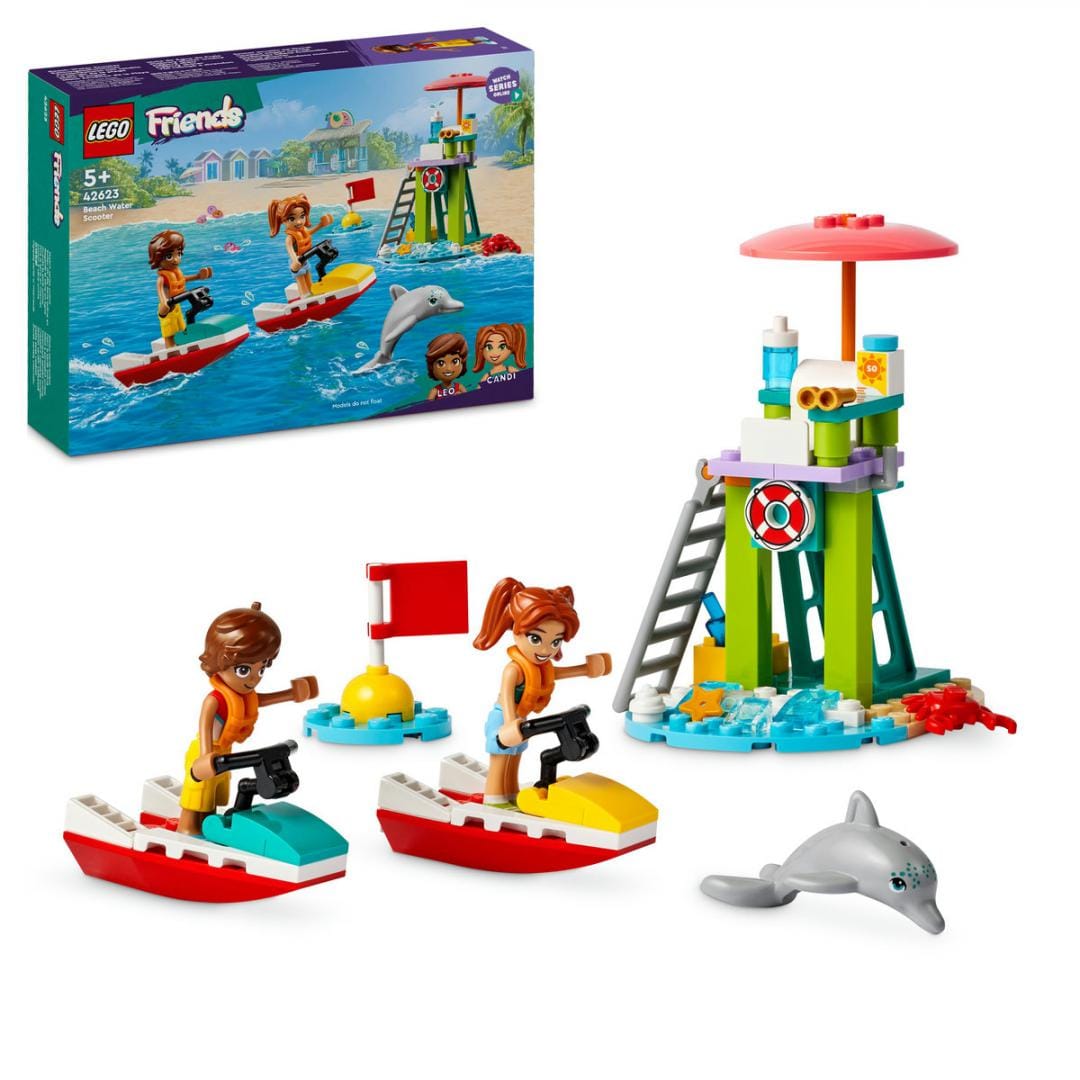 Lego Jucării Set Constructie LEGO 42623 | Scuter Acvatic pe Litoral, Cadou Copii