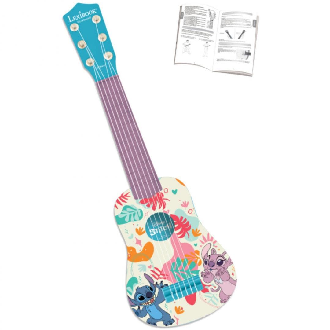 Lexibook Jucării Jucarie Lexibook K200D | Chitara Disney Stitch, 53cm, Prima Mea Chitara