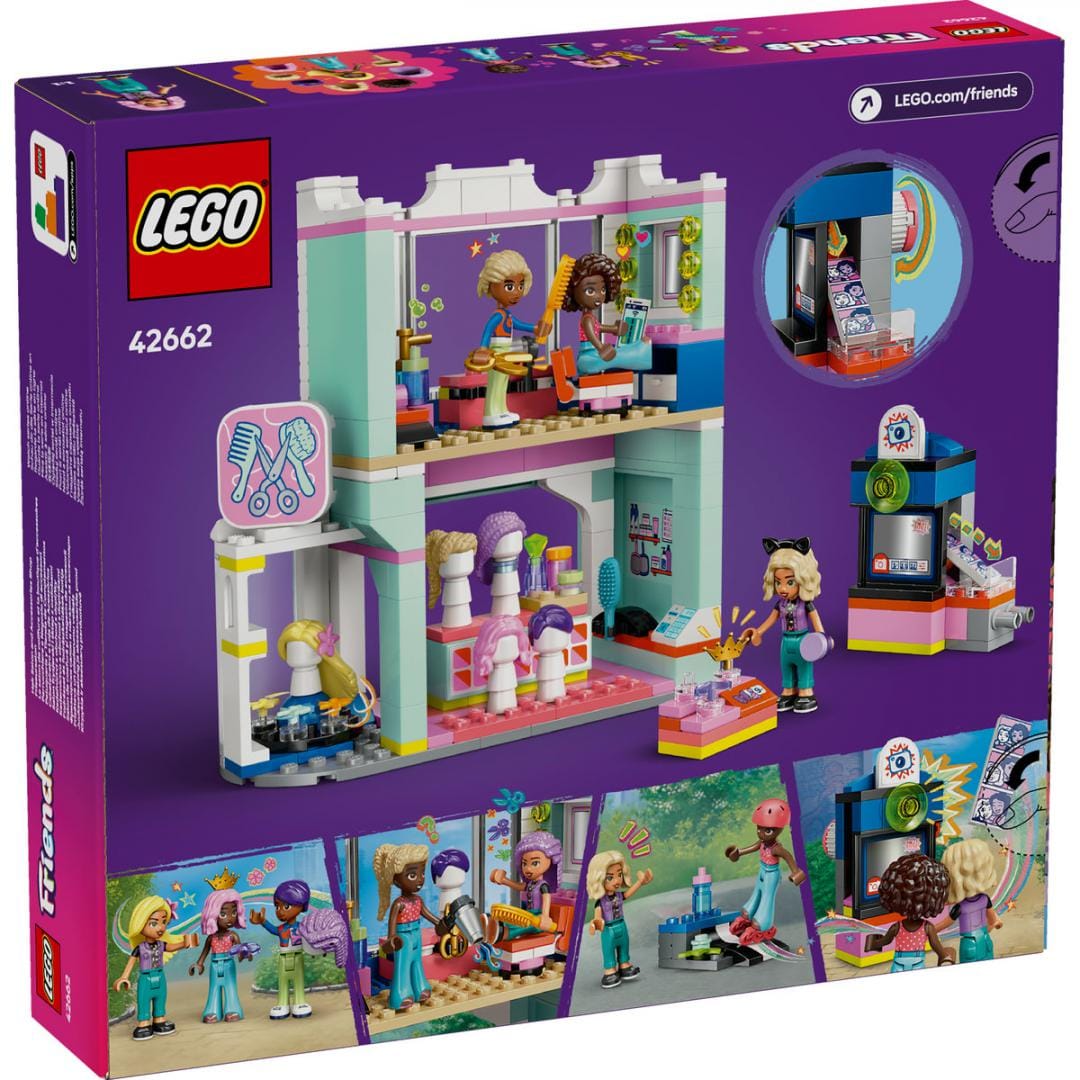 Lego Jucării Set Constructie LEGO 42662 | Salon Coafura, Magazin Accesorii, 3-in-1