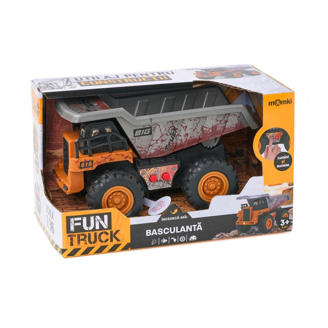 MomKi Jucării Jucarie Momki MOMKI1189-21 | Utilaj Constructii, Lumini, Sunete, Detalii Mobile