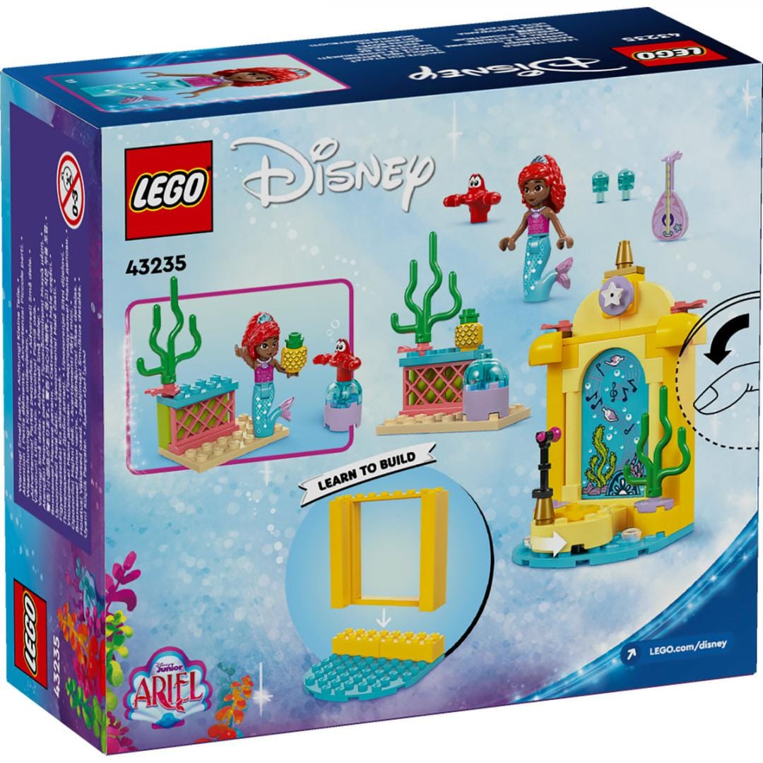Lego Jucării Set Constructie LEGO Disney 43235 | Scena Muzicala A Lui Ariel, 216 Piese, 6+