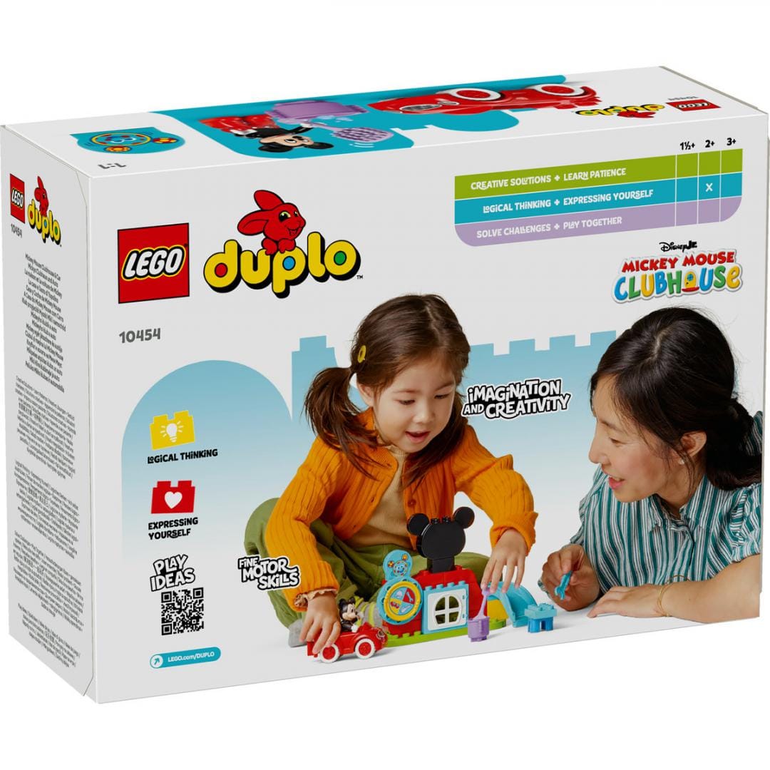 Lego Jucării Set Constructie LEGO 10454 | Mickey Mouse, Loc de Joaca, Masina, Cadou