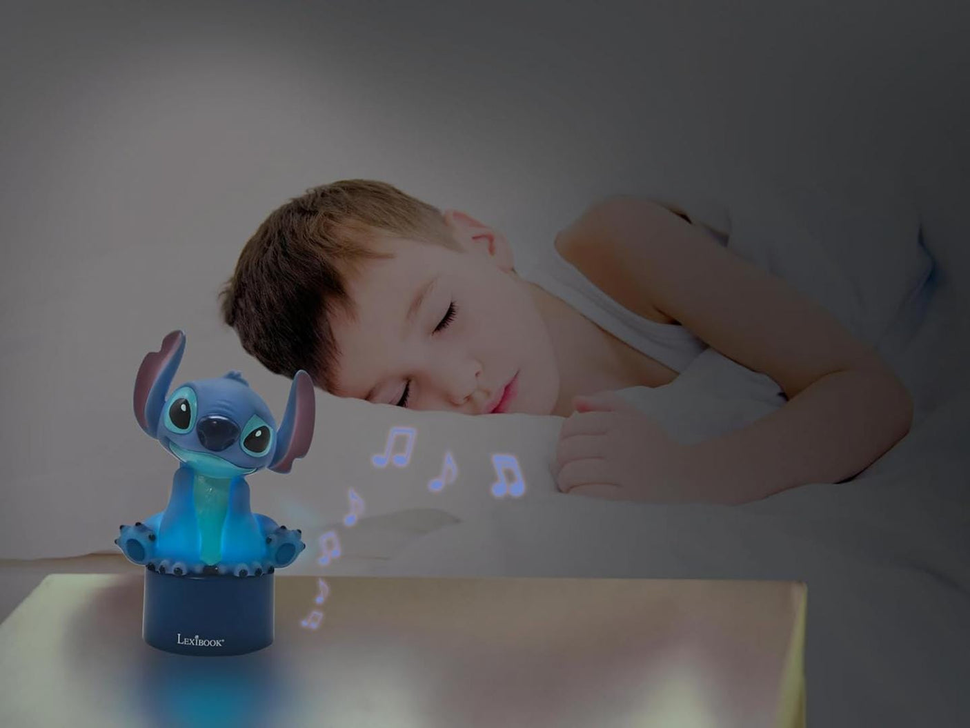 Lexibook Jucării Lampa de Veghe Lexibook NS01D | Difuzor, Stitch, LED, Reincarcabila