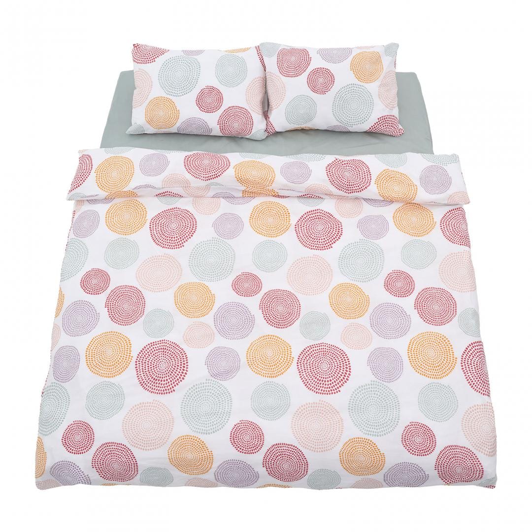 Heinner Set lenjerie de pat Lenjerie Pat Heinner HR-DBL132-MRA | Dubla, 100% Bumbac, 4 Piese
