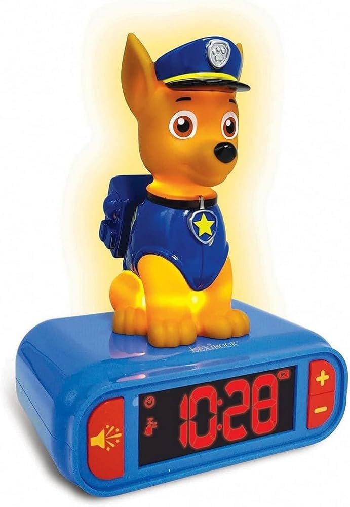 Lexibook Jucării Ceas Desteptator Lexibook RL800PA | Lumina 3D, Paw Patrol, Copii