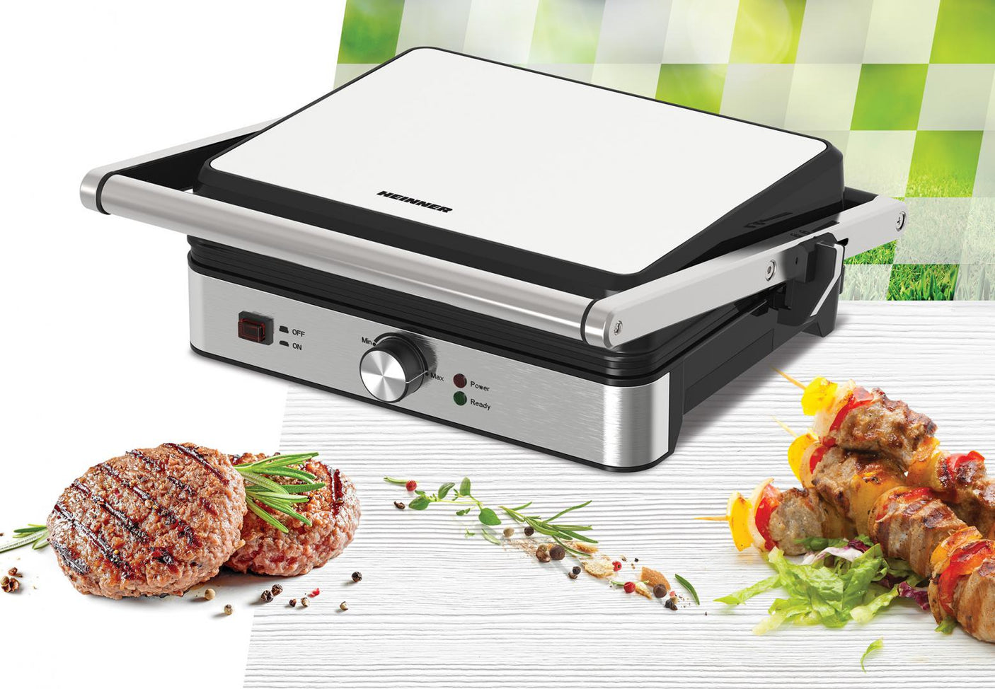 GRILL ELECTRIC HEINNER HEG-K2000SS