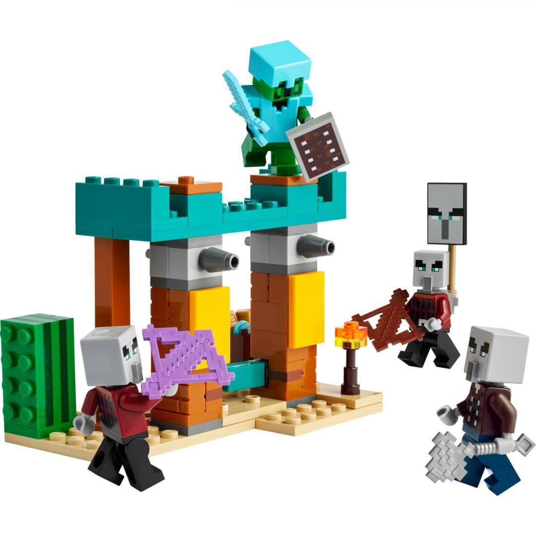 Lego Jucării Set Constructie LEGO Minecraft 21267 | Patrula Illager in Desert, 294 Piese, 7+
