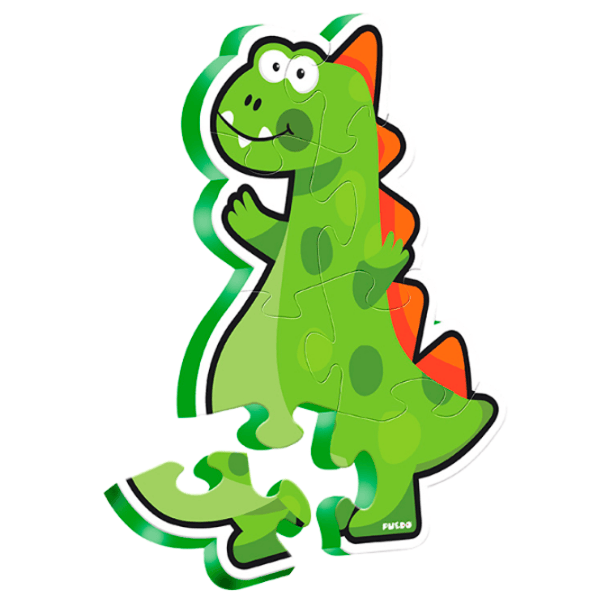 Puedo Toys Jucării Puzzle Puedo Toys PUEDOB22111 | Spuma EVA, Maxi, 10 Piese, Verde