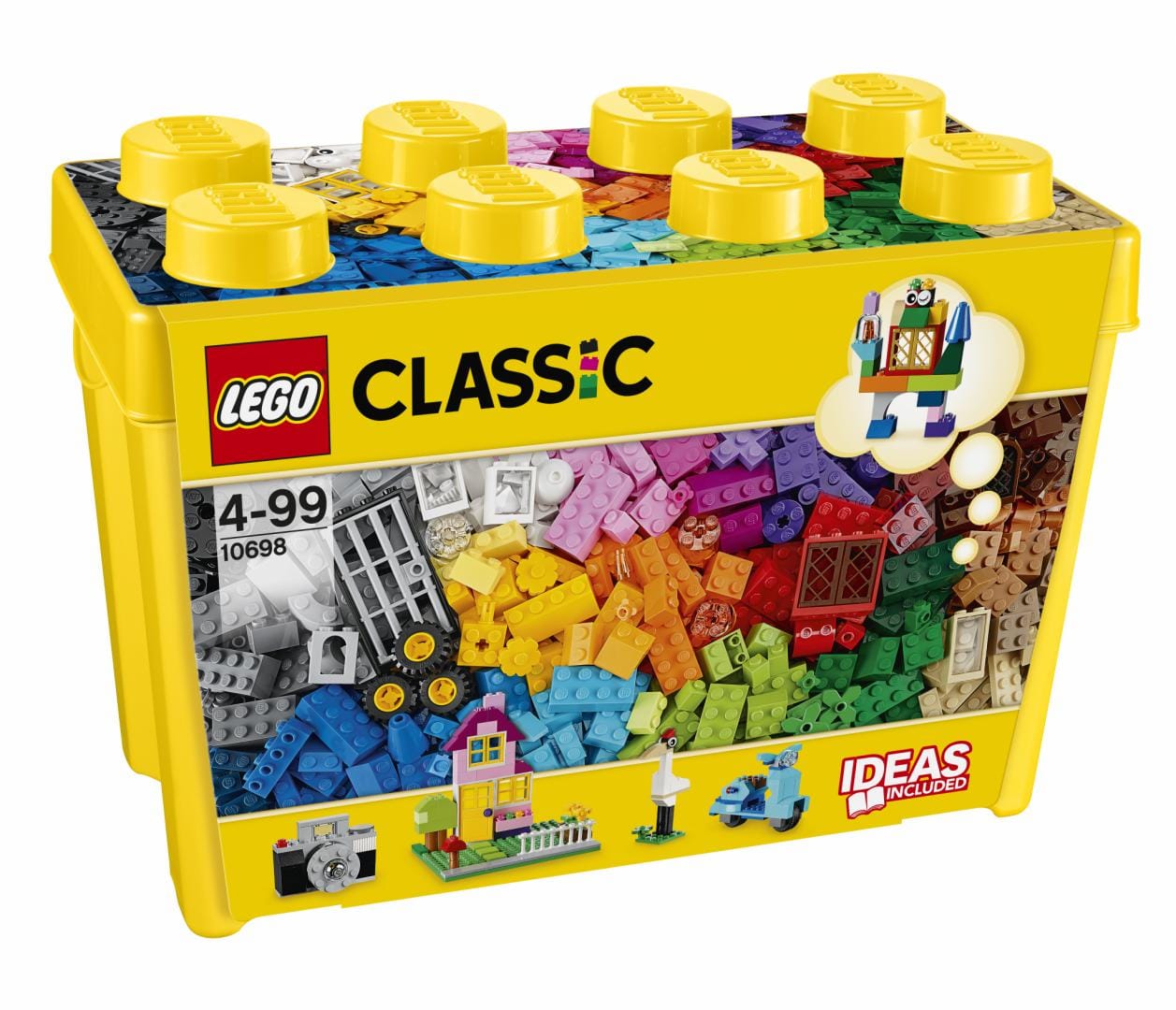 Lego Jucării Set Constructie LEGO Classic 10698 | 790 Piese, Cutie Mare, Creativ, Multicolor