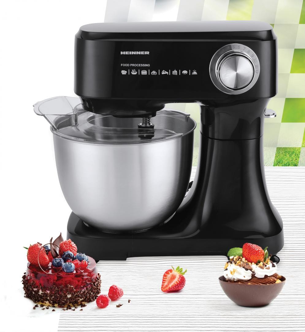 Heinner Mixer Mixer Planetar Heinner HPM-D750BK | 750W, 5L, 6 Viteze, Negru