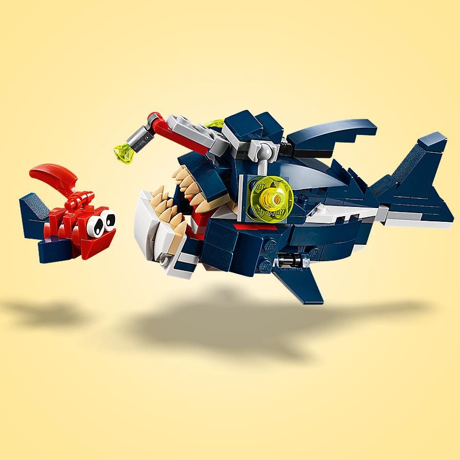 Lego Jucării Set Constructie LEGO Creator 31088 | Creaturi Marine din Adancuri, 3-in-1