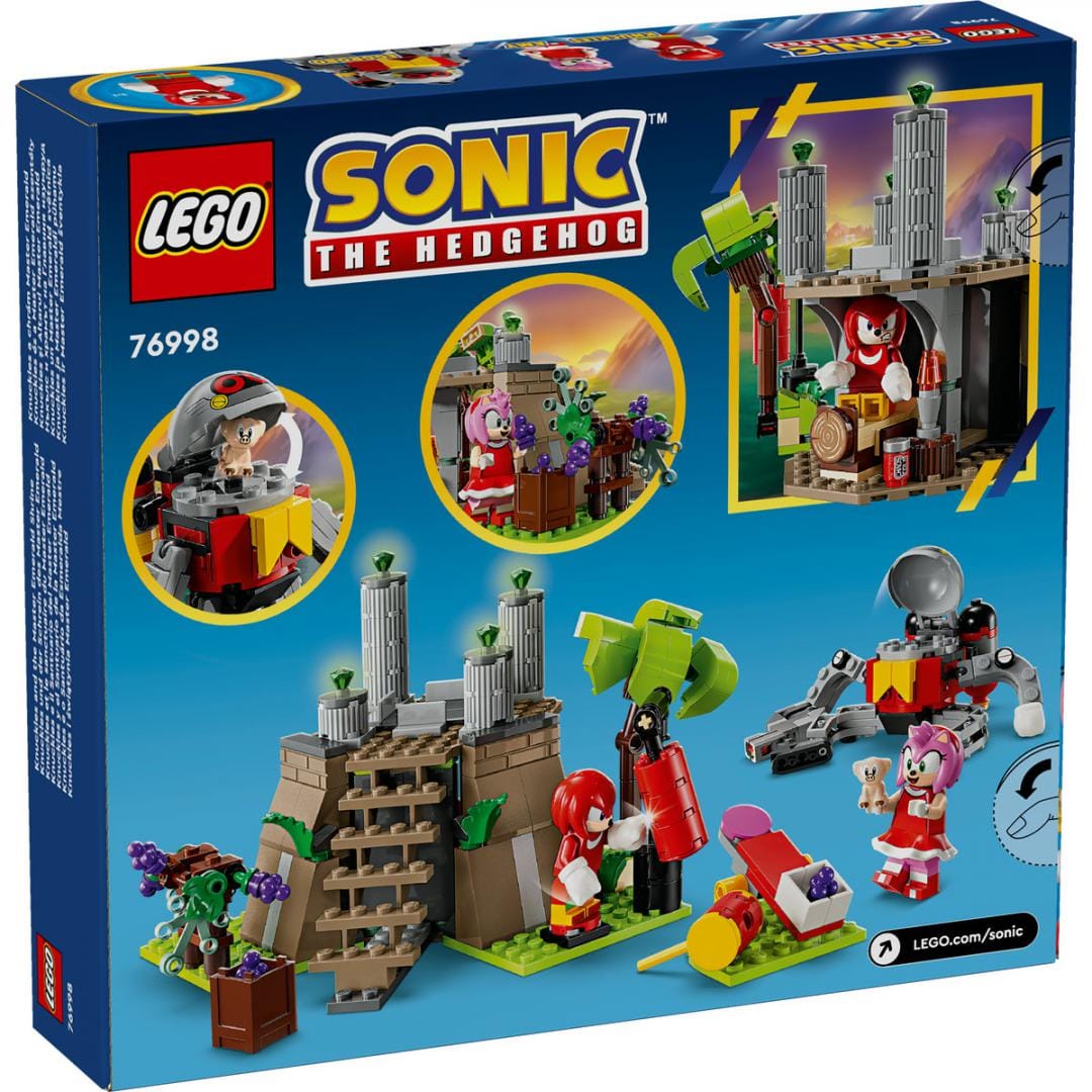 Lego Jucării Set Constructie LEGO Sonic 76998 | Knuckles si Altarul Master Emerald, 264 Piese, 8+