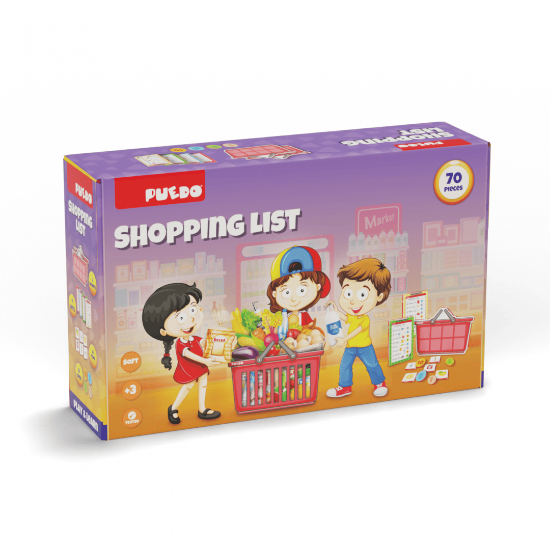 Puedo Toys Jucării Jucarie Puedo Toys PUEDOK1916 | Spuma EVA, Lista de Cumparaturi, Educativ
