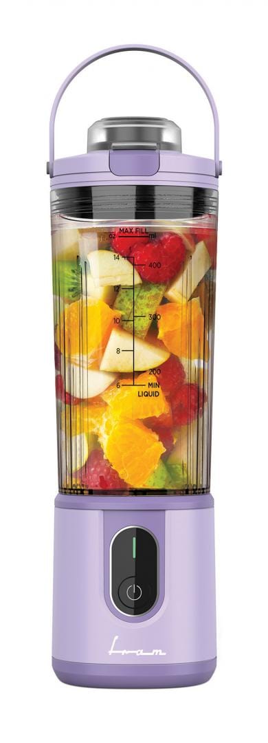 Fram Blender Blender Portabil Fram FBP-P74PP | 400ml, Acumulator 7.4V, Lame Inox, Mov
