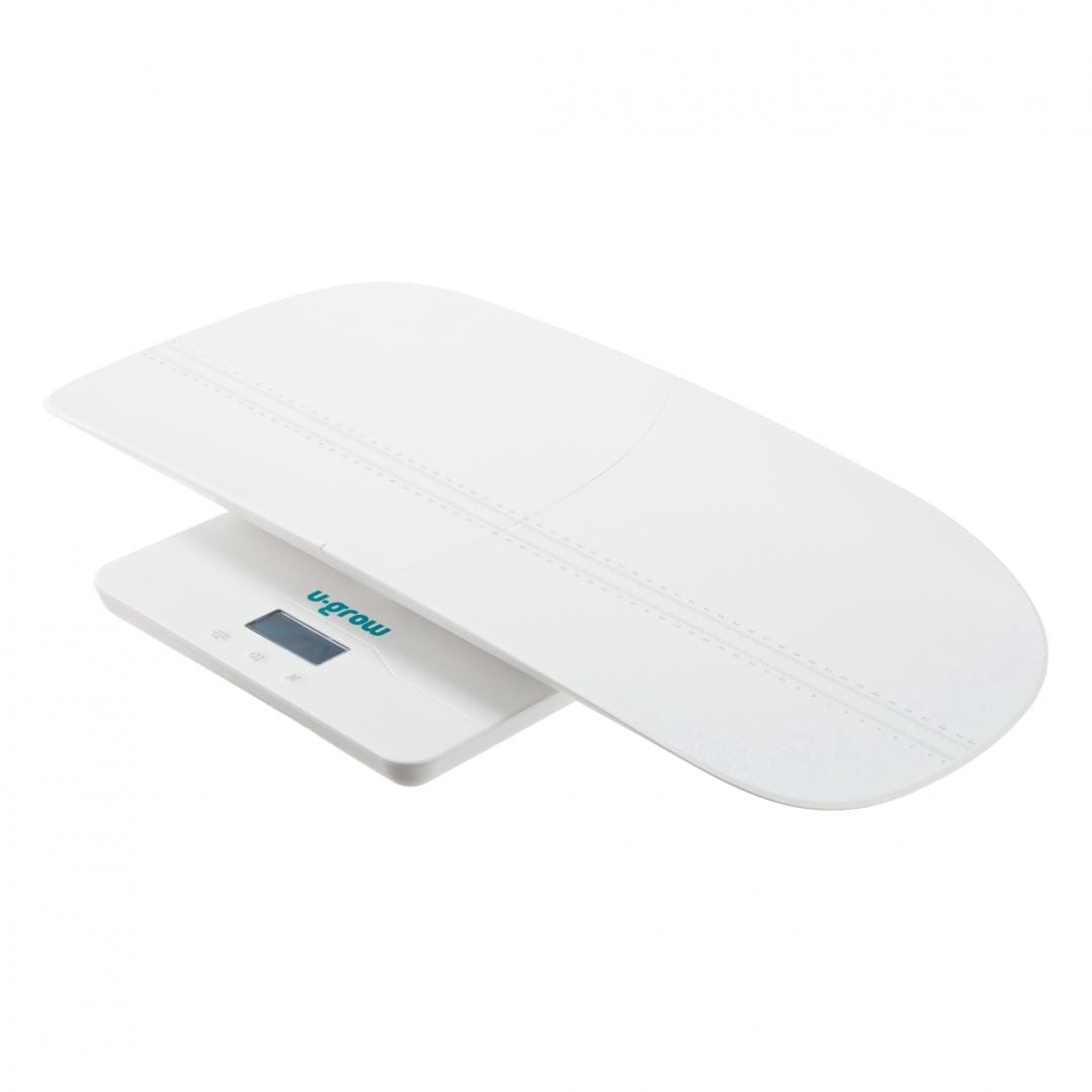 U-Grow Puericultură Cantar Corporal Digital U-Grow UG01-BSB | 2in1 Bebe si Mama, Bluetooth, LED, 100kg, Alb