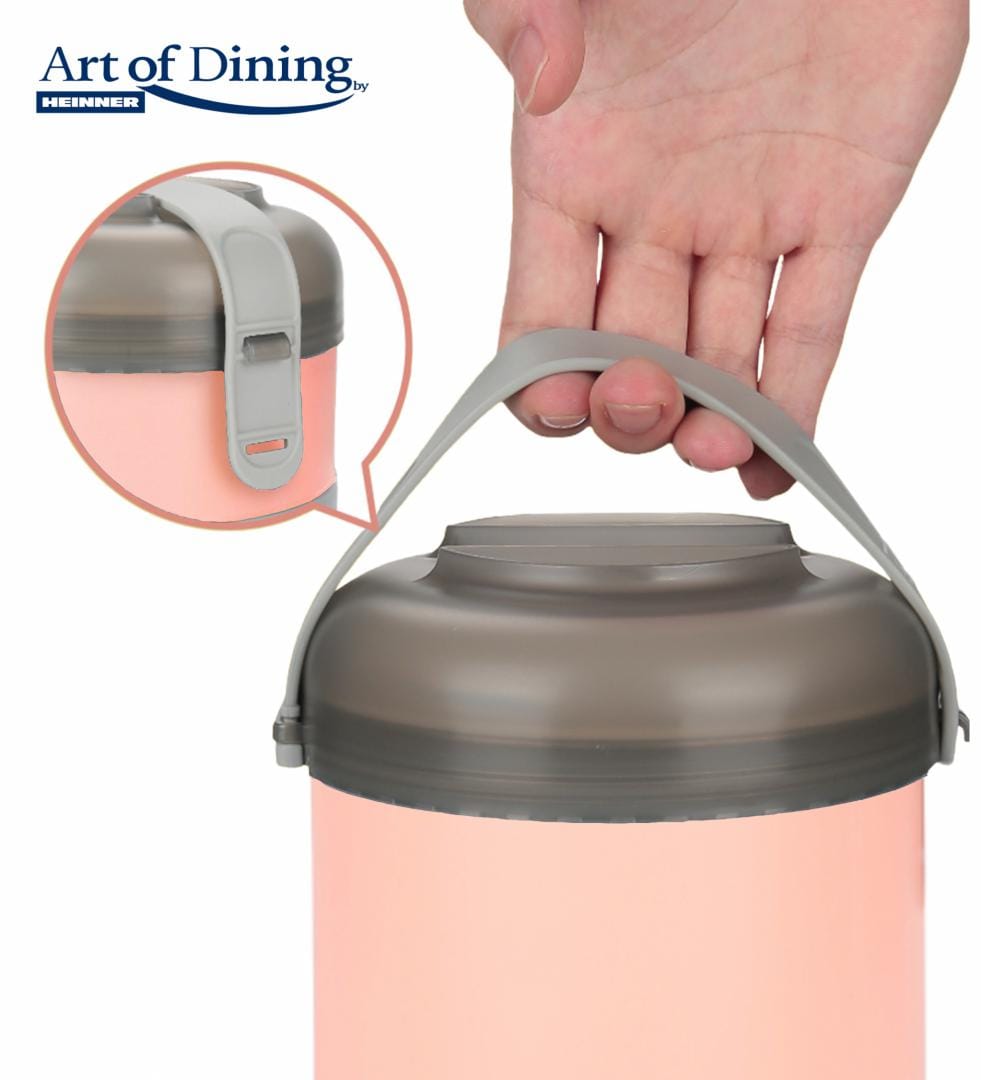 Heinner Caserola termica Caserola Termica Heinner HR-NC-600R | 600ml, Loca, Roz