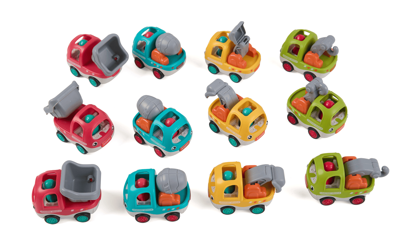 MomKi Jucării Jucarie MomKi MOMKI899-42D | Masinuta Mini, Pull Back, Diverse Modele