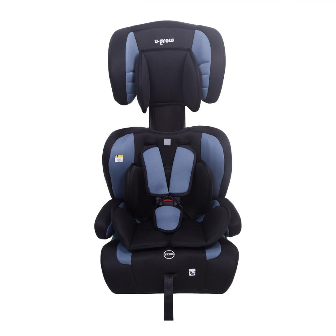 Scaun Auto/inaltator, 76-150CM(15M-12Y), R130, Gri/blue, U-grow