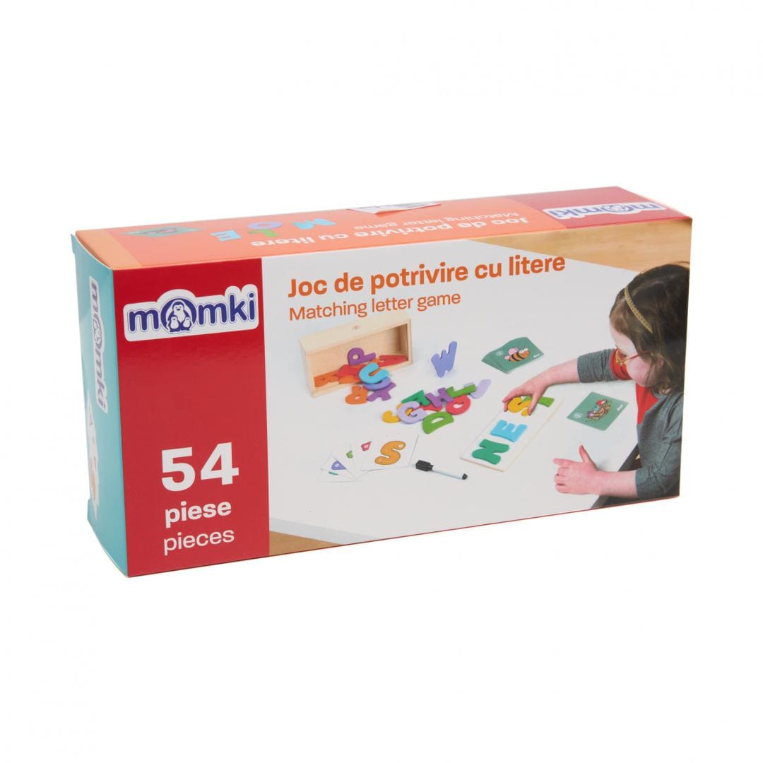 MomKi Jucării Joc Educativ MomKi MKT7882 | Potrivire Litere, 54 Piese, Dezvoltare