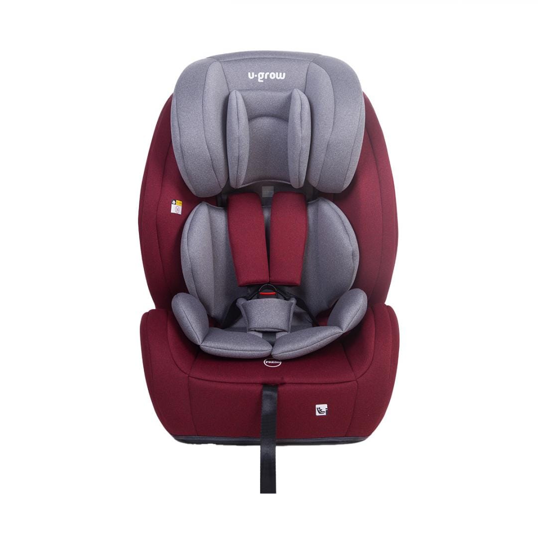 U-Grow Puericultură Scaun Auto Copii U-Grow UG-302IS-RD | 76-150cm, 15 Luni-12 Ani, Isofix, Rosu