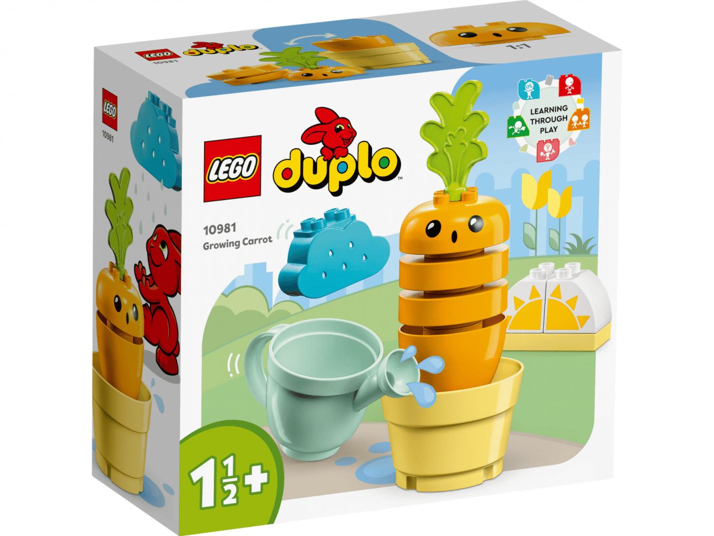 Lego Jucării Set Constructie LEGO 10981 | Morcov Care Creste, Duplo, Cadou Copii
