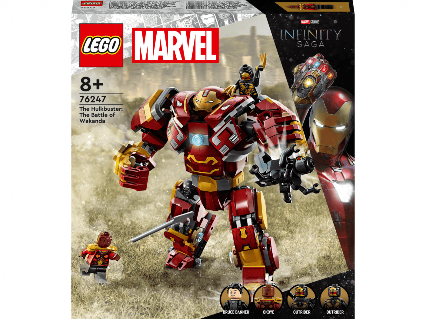 Lego Jucării Set Constructie LEGO Marvel 76247 | Batalia din Wakanda, Super Eroi, Cadou