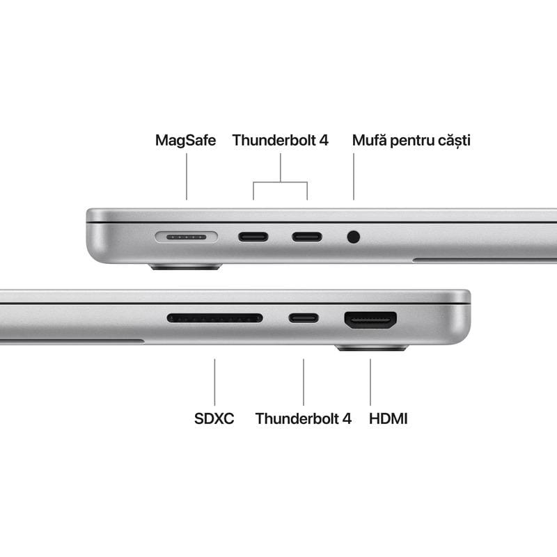 APPLE MacBook Pro 14.2"/Apple M5 (CPU 10-core, GPU 10-core, Neural Engine 16-core)/32GB/2TB - Silver - INT KB (No Adapter) - 2025 (Cto from MDE64RO/A)