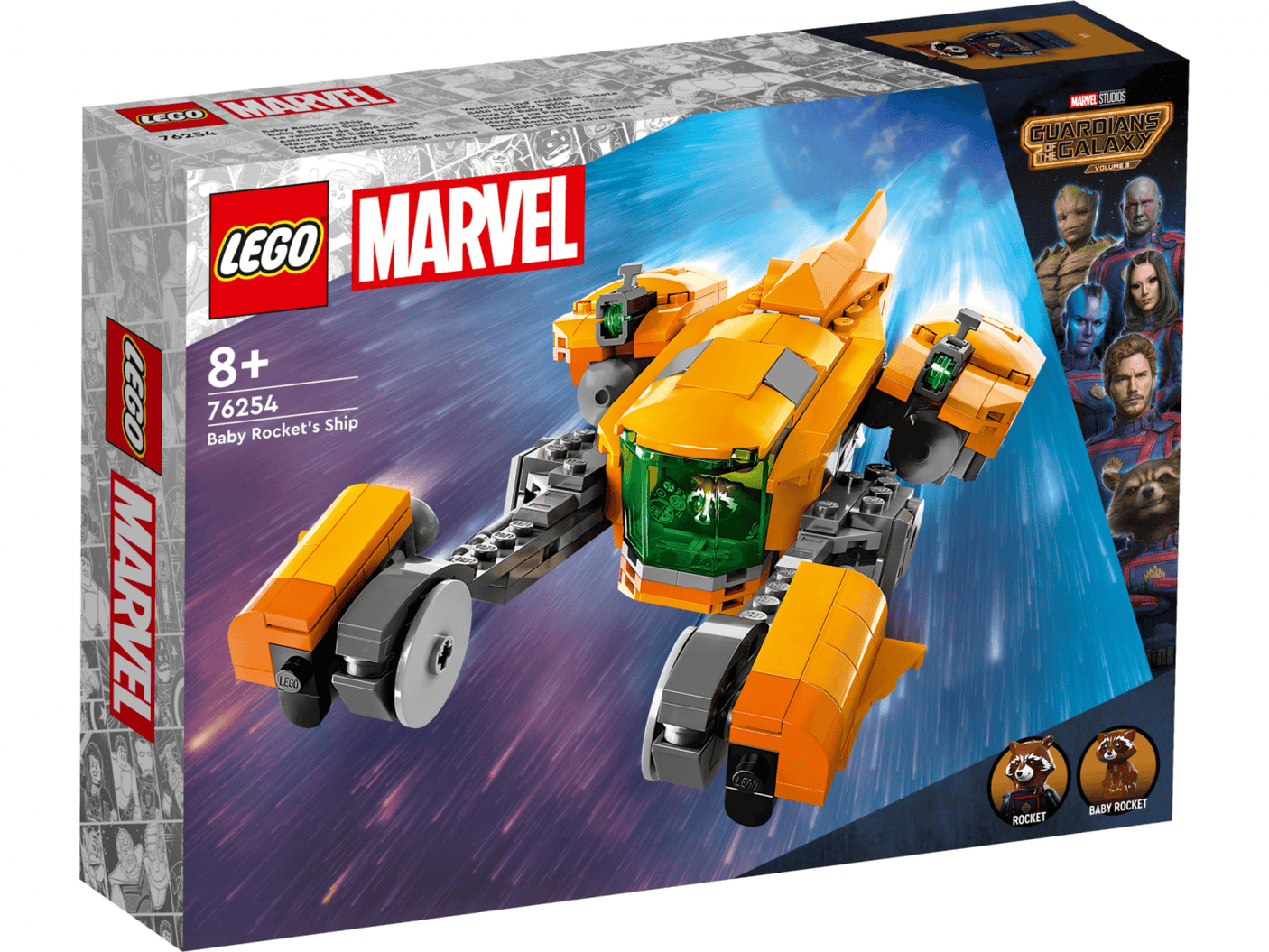 Lego Jucării Set Constructie LEGO Marvel 76254 | Nava Lui Baby Rocket, Guardians of the Galaxy, Cadou