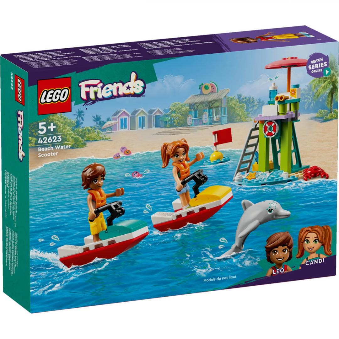 Lego Jucării Set Constructie LEGO 42623 | Scuter Acvatic pe Litoral, Cadou Copii