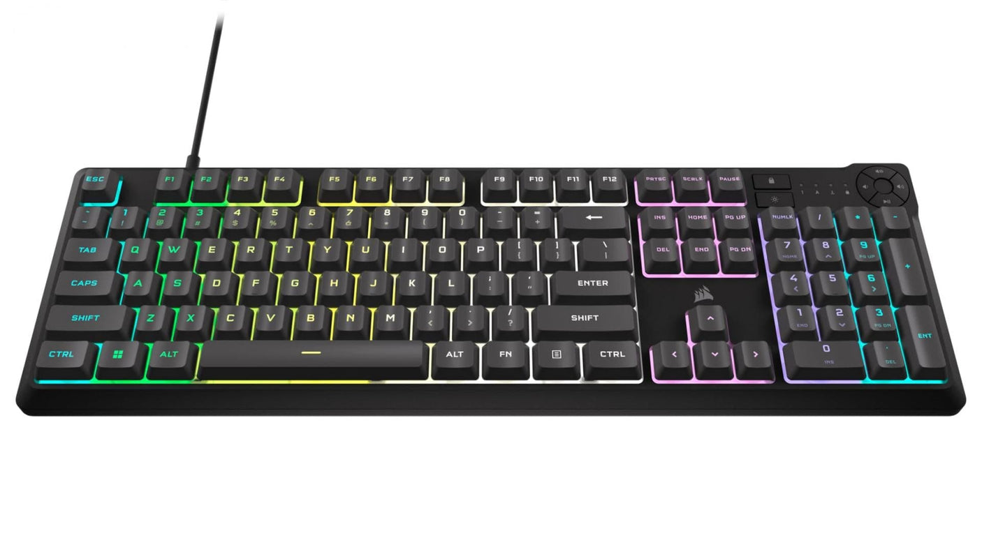 Corsair Tastatura Tastatura Gaming CORSAIR K55 CORE RGB CH-9226D65-NA | USB, Rubber Dome, 1000Hz, Gri